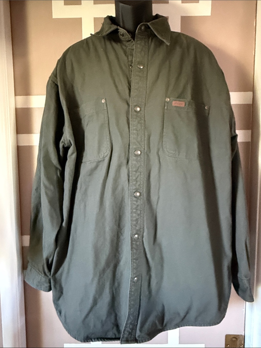 Carhartt S296 Canvas Flannel-Lined Shirt Jacket, LIKE NEW Sz XL